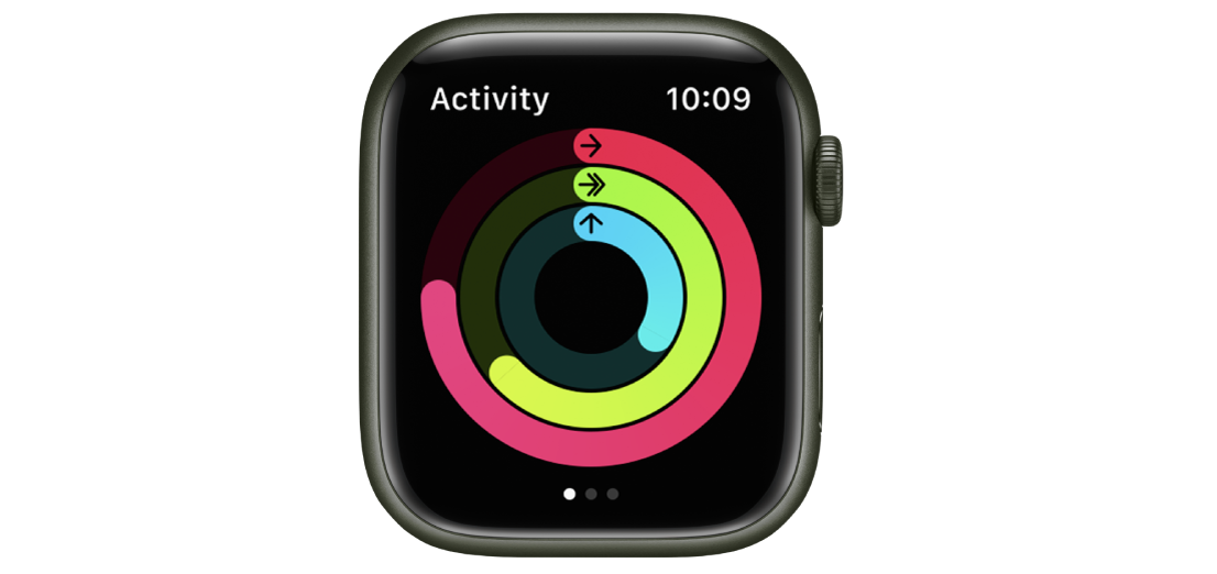 Apple Activity Rings on the Appl Watch
