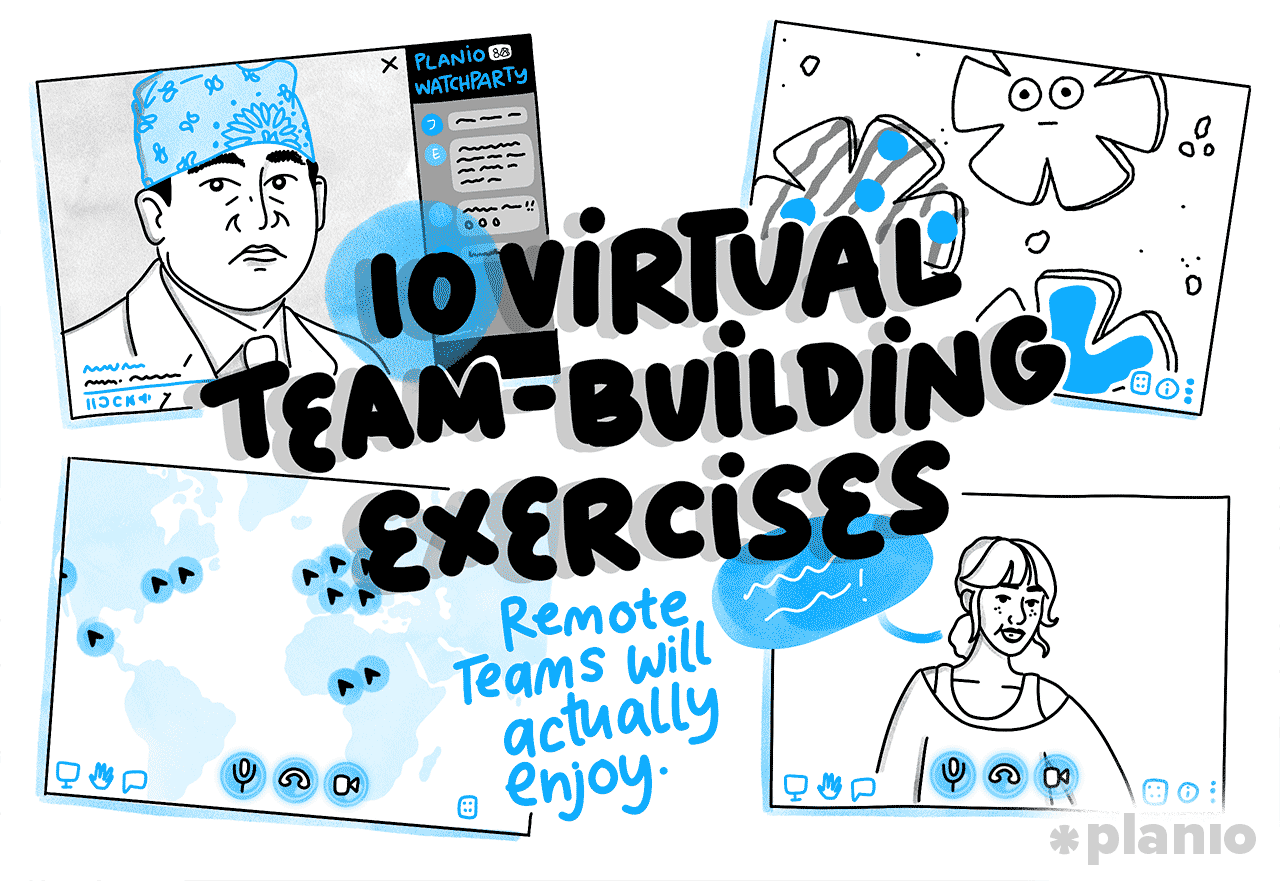Title 10 virtual team building exercises