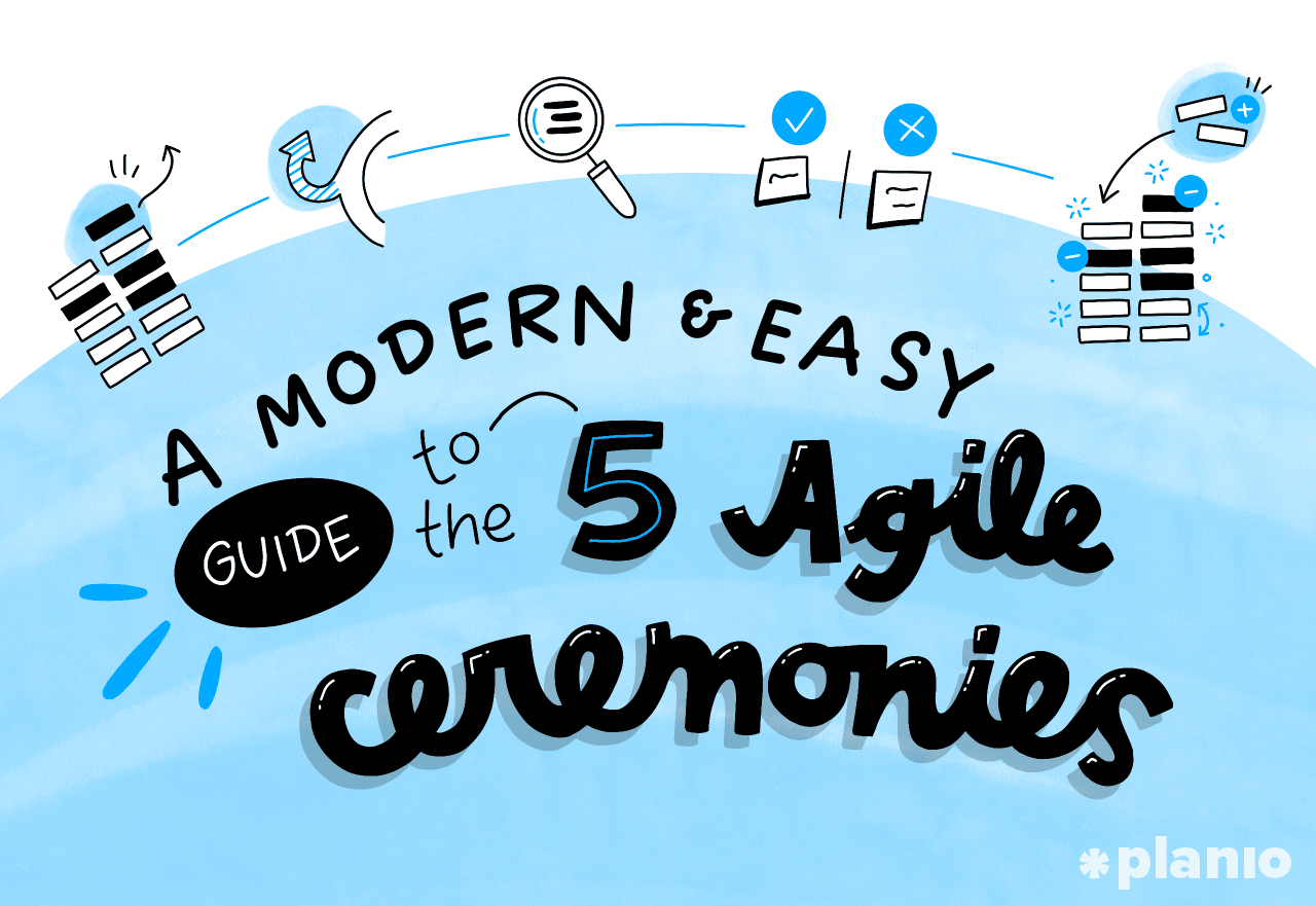 Title guide to 5 agile ceremonies